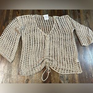 ADORA Drawstring Detail
Crochet Top NWT